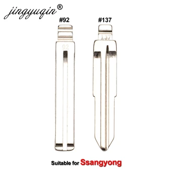 jingyuqin #137 #92 pre Ssangyong Korando Nové Actyon C200 S170 ACTYON Prázdny Kľúč - Obrázok 1  