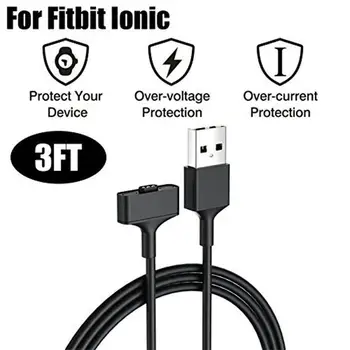 1M Náhradné Nabíjačky Pre FitBit Iónové Sledovať, USB Nabíjací Kábel, nabíjací Kábel Na Nosenie Trochu Iónové Smart Hodinky Smart Kapela Accessorie - Obrázok 1  
