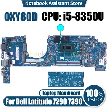 Pre Dell Latitude 7290 7390 Notebook Doske LA-F312P 0XY80D SR3L9 i5-8350U Notebook Doske Testované - Obrázok 1  
