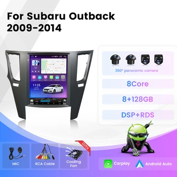 2Din Android All-in-one Auto Multimediálne Pre Subaru Outback 2009 2010 2011-2014 Bezdrôtový Carplay Audio GPS Navi Stereo AutoRadio - Obrázok 1  