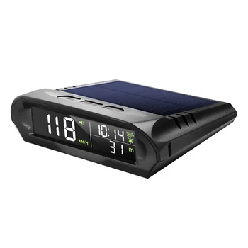 1 Sada Univerzálnych HUD X 98 Auto Solárne Digitálny Merač GPS Tachometer prekročenia rýchlosti Alarm, Vzdialenosti, Nadmorskej výšky Head Up Display - Obrázok 1  