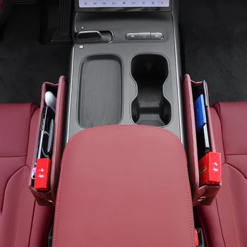 Pre BYD Skladby PRO Han EV Max Tang DM 2018 Qin PLUS 4 Auto predné Sedadlo Štrbinovou Skladovanie Pocket Box Vrece Multifunkčné Vstavaný Kryt - Obrázok 2  