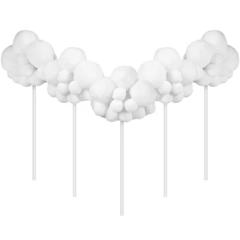 5 Ks Troch-dimenzionální Cloud Cupcake Mulčovače Krásne Torty Mulčovače Cake Dekorácie pre Dieťa Sprcha Narodeninovej Party - Obrázok 2  