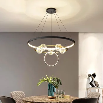 Moderné stolové, jedáleň Prívesok osvetlenie vnútorné osvetlenie Stropné svietidlo závesné svetlo led Lustre pre obývacia izba krytý lightin - Obrázok 2  