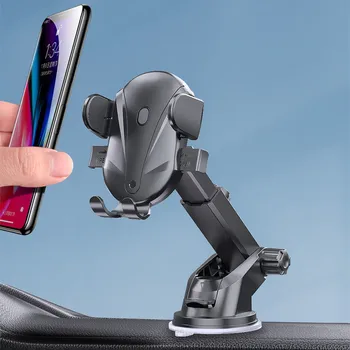 Telefón Držiak Do Vozidla Jednoduchá Inštalácia 360 Stupňov Otočná 2023 Nový Upgrade Podporuje Xiao Huawei Samsung - Obrázok 2  