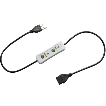 E9LB Predlžovací Kábel USB Kábel 0.5 h/1.5 h/3h/8h Načasovanie 3-Rýchlostný Ovládací Kábel - Obrázok 1  