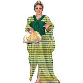 Africké Šaty Pre Ženy Moslimských Módne Abayas Boubou Dashiki Ankara Oblečenie Večerné Šaty Dubaj Kaftan Abaya Župan Marocaine - Obrázok 1  