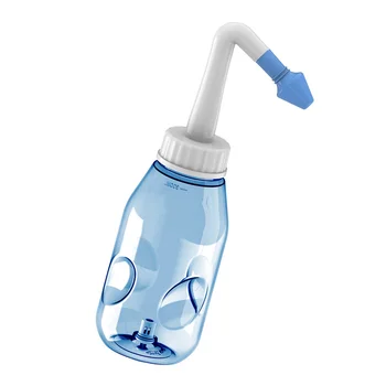 Sinus Opláchnite a Nosovej Zavlažovanie Rýchle Striekačku Nose Cleaner, Oplachovanie Nástroj pre Dospelých & Kid BPA Free 300 ML - Obrázok 1  