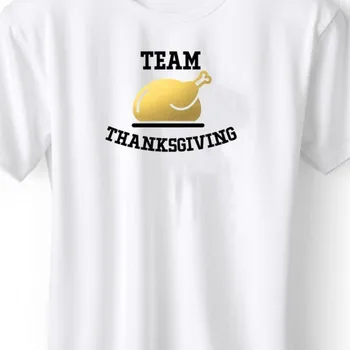 Deň vďakyvzdania Tím Dovolenku T-shirt Deň Vďakyvzdania Tee Tričká Unisex Pohodlný Premium Cottom Nadrozmerné Mikiny - Obrázok 1  