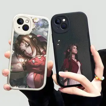 Tifa Lockhart Final Fantasy Sexy Telefón Prípade Kožené Pre Iphone 13 Pro Max 12 Mini 11 14 X XR XS 7 8 Plus Shockproof Kryt - Obrázok 1  