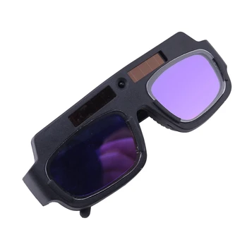 3Pc Solárne Auto Stmavnutie Zváracie Masky, Prilby, Okuliare Zvárač Okuliare Arc Anti-Shock Objektívu Pre Ochranu Očí - Obrázok 2  