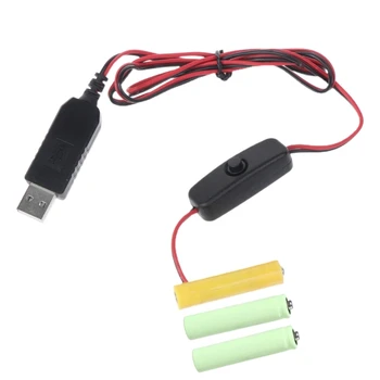 USB 4,5 V AAA LR03 Eliminators Napájací Kábel s - Obrázok 1  