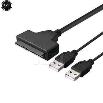 USB 2.0 / SATA 7+15 Pin 22 Pin Kábel Adaptéra pre 2.5