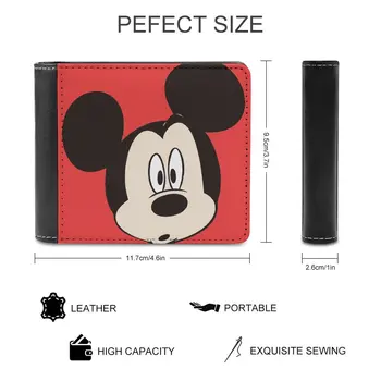 Krátke Peňaženky Mincu Klip pánske A dámske Peňaženky Pu Vlastné Disney Classic Cartoon Mickey Mouse Mickey Minnie Tlač 1 Kus - Obrázok 2  