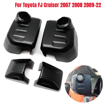 Pre Toyota FJ Cruiser 2007-2022 Auto Spätné Bočné Zrkadlo Pokrytie Krídlo Spp Exteriérové Dvere Zozadu Prípade Výbava Shell Black Ochrany - Obrázok 1  