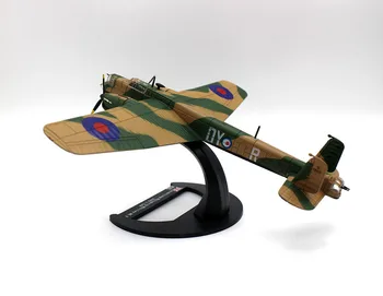 Nové 1/144 UK Armstrong whitworth whitley MK V roku 1942 diecast zliatiny simulačný model lietadla na zber darček - Obrázok 2  