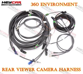 360 Prostredie Zadné Viewer Fotoaparát Postroj kábel drôt Pre Audi A6, A7 - Obrázok 1  