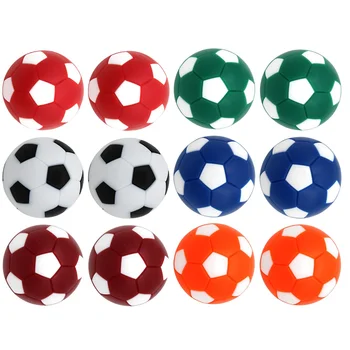 12PCS Classic Mini Futbal Hračka Stolný Futbal futbalové Lopty Náhradné Lopty Stola Plastové Futbal Loptu Príslušenstvo (Zelený - Obrázok 1  