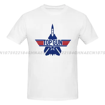 Top Gun Diaľnici Do Nebezpečnej Zóny Vytlačené T-Shirt Muži Móda Bežné Krátke Bavlnené Tričko Letné Oblečenie - Obrázok 1  